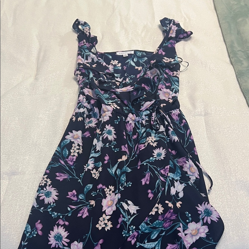 Socialite Black Floral Dress